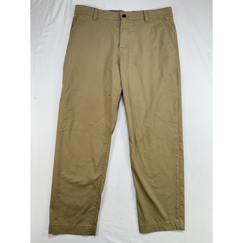 Nike Golf Dri-Fit Stretch Mens 34x30 Khaki Tan Flat Front Pants